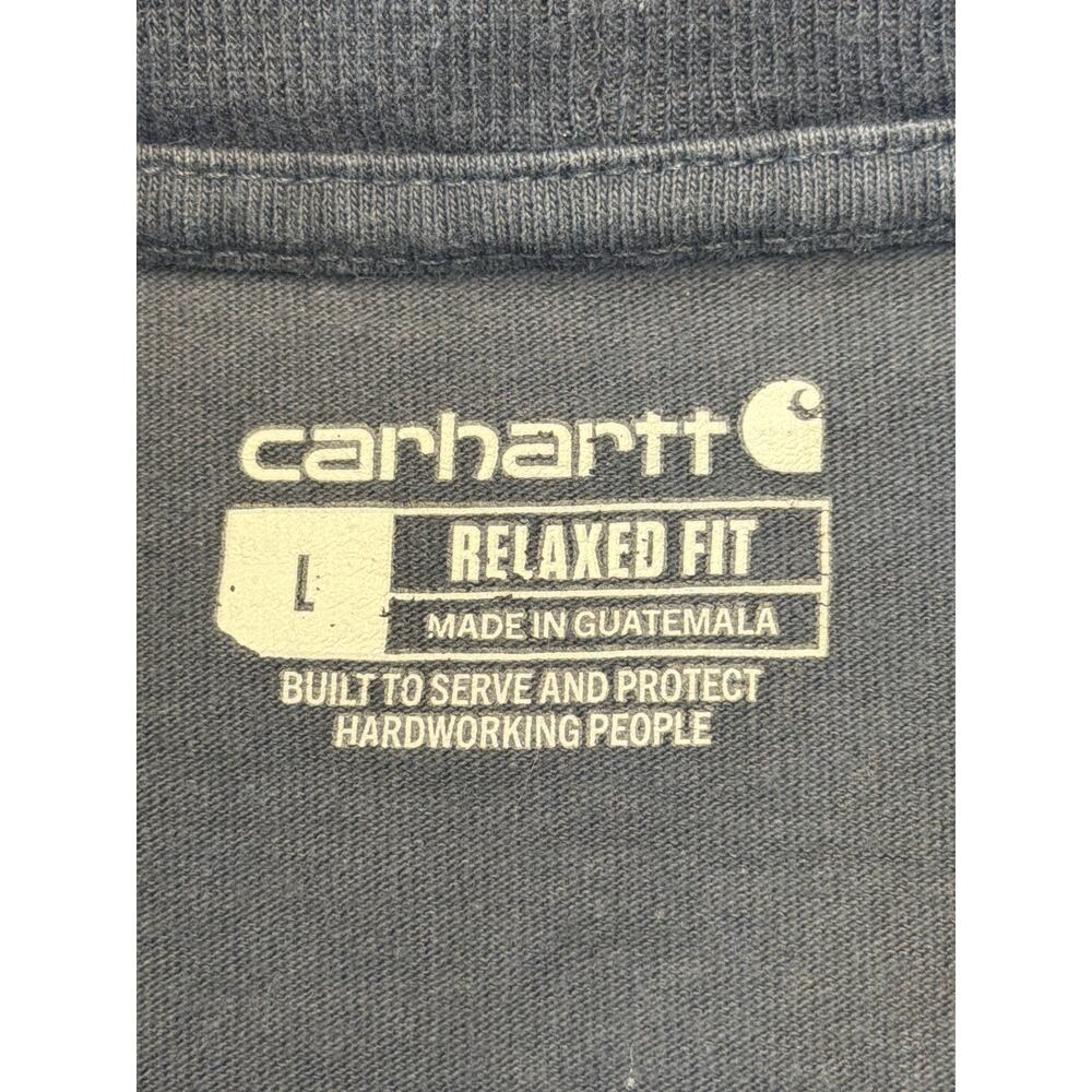 Carhartt 1889 Large Graphic Long Sleeve T-shirt  Fall 2022 Size L Gray - Picture 5 of 8